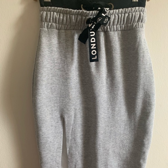 NWT Londunn + Missguided Raw Hem Midi Skirt - Picture 2 of 4